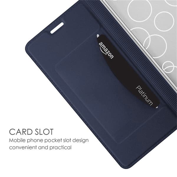 Motorola Edge 70 Fodral Flip Läder Blå