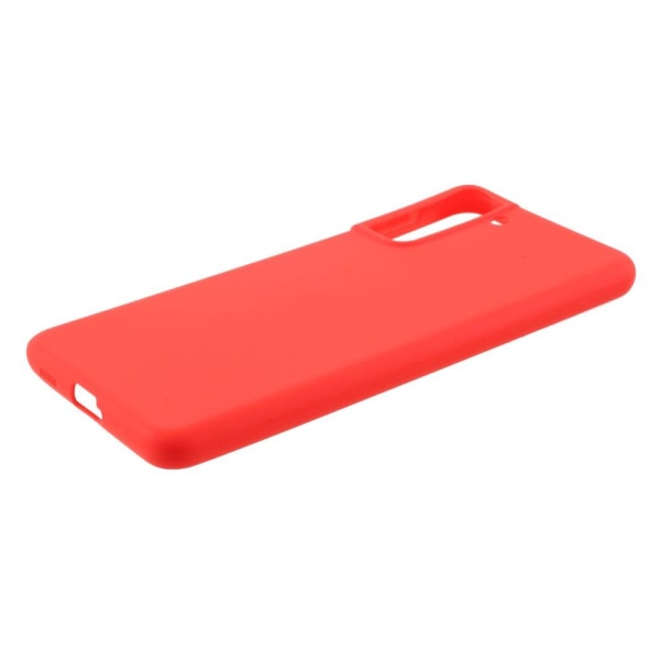 Samsung Galaxy S21 - Matt TPU Skal - Röd Red Röd