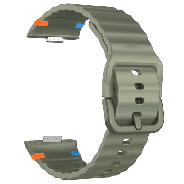 Huawei Watch Fit 4 Pro / 4 / 3 Klockarmband Wave Silikon Grön