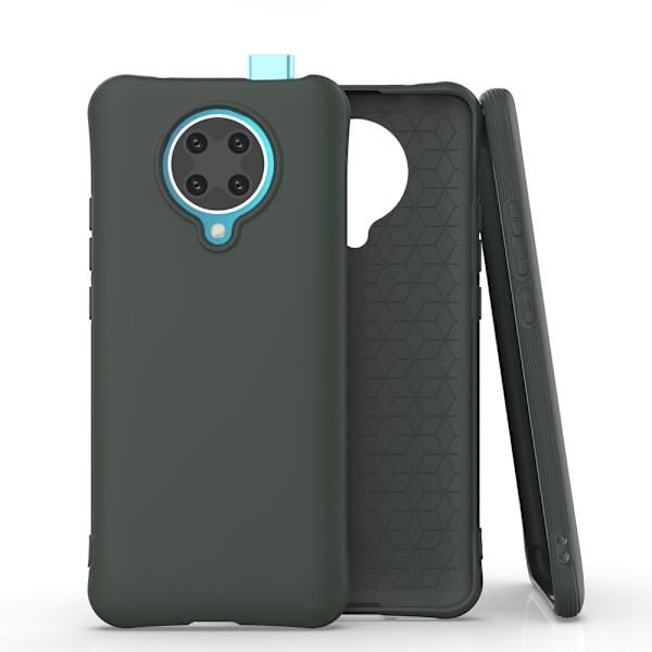 Xiaomi Poco F2 Pro - Matt TPU Skal - Mörk Grön DarkGreen Mörk Grön