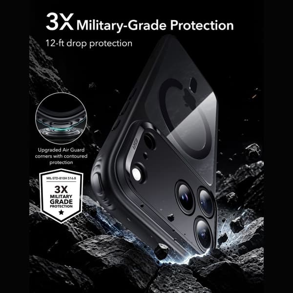 ESR iPhone 18 Pro / 17 Pro Skal MagSafe & Skärmskydd
