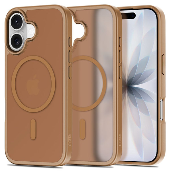 Tech-Protect iPhone 17 Skal MagSafe BasicMag Matte Brown