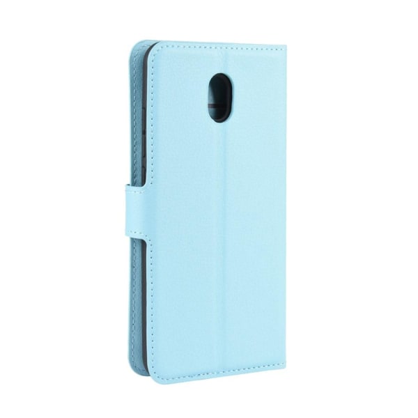 Xiaomi Redmi 8A - Litchi Plånboksfodral - Ljus Blå Ljusblå