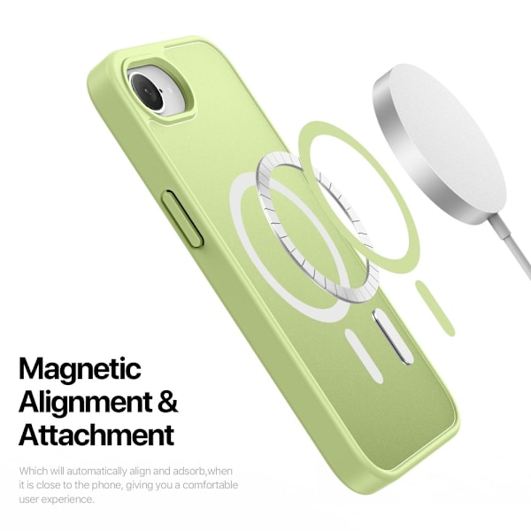 DUX DUCIS iPhone 16e Skal MagSafe Yind Series Lime Grön