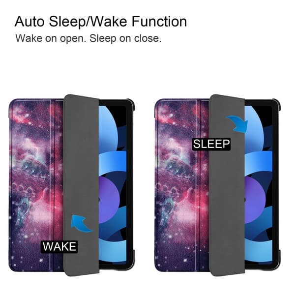 iPad Air 2026-2020 Fodral Tri-Fold Cosmic Space