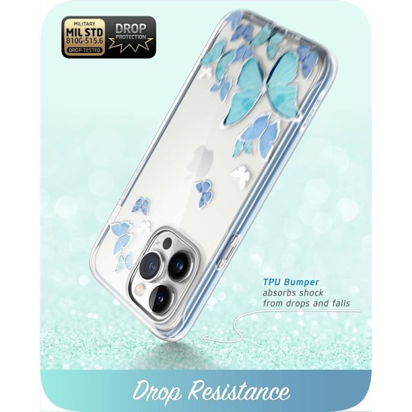 Supcase iPhone 14 Pro Max Skal Cosmo Blue Fly