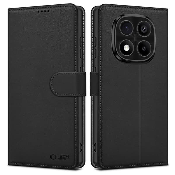 Tech-Protect Redmi Note 14 Pro/Pro Plus 5G Fodral Läder Svart