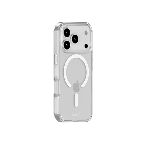 holdit iPhone 17 Pro Max MagSafe Mobilskal White/Transparent