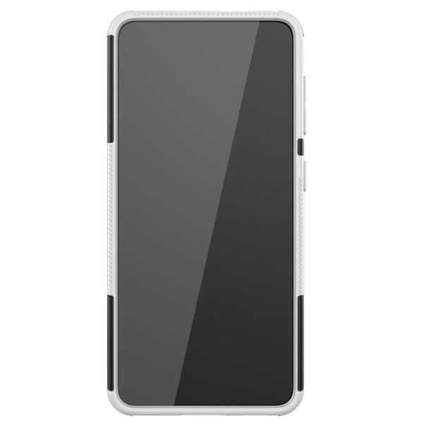 Samsung Galaxy S21 - Ultimata Stöttåliga Skalet med Stöd - Vit White Vit