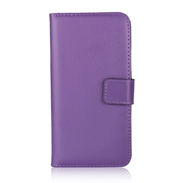 iPhone 12/12 Pro Fodral I Äkta Läder - Lila Purple Lila