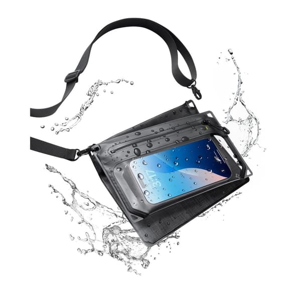 Spigen Universal Vattentät Väska Svart