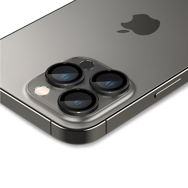 Spigen iPhone 14 Pro/Pro Max/15 Pro/Pro Max 2-PACK Optik.tR "Ez Fit" Linsskydd