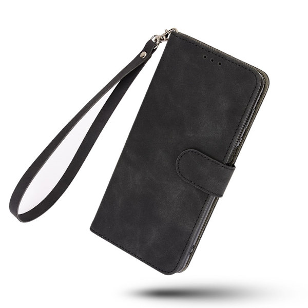 Xiaomi Mi 11 - Silkeslent Läder Fodral - Svart Black Svart