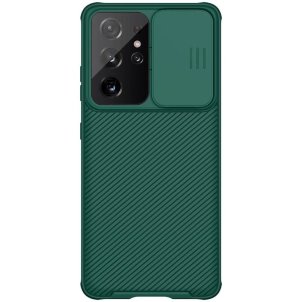 Samsung Galaxy S21 Ultra - NILLKIN CamShield Pro Skal - Grön Green Grön