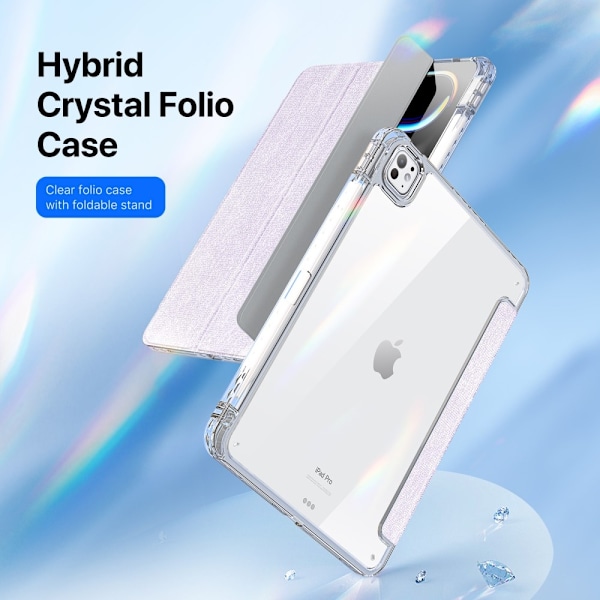 DUX DUCIS iPad Pro 11 2024 Fodral Penhållare Ljus Lila