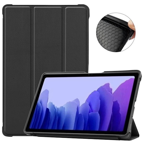 Samsung Galaxy Tab A7 10.4 Fodral Shockproof Tri-Fold Svart Black Svart