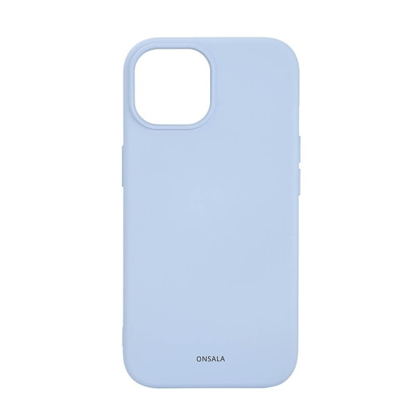 ONSALA iPhone 15 MagSafe Skal Med Silikonyta Ljusblå
