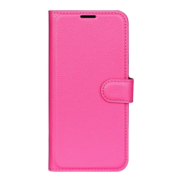 Motorola Edge 30 Pro Fodral Litchi Textur Rosa