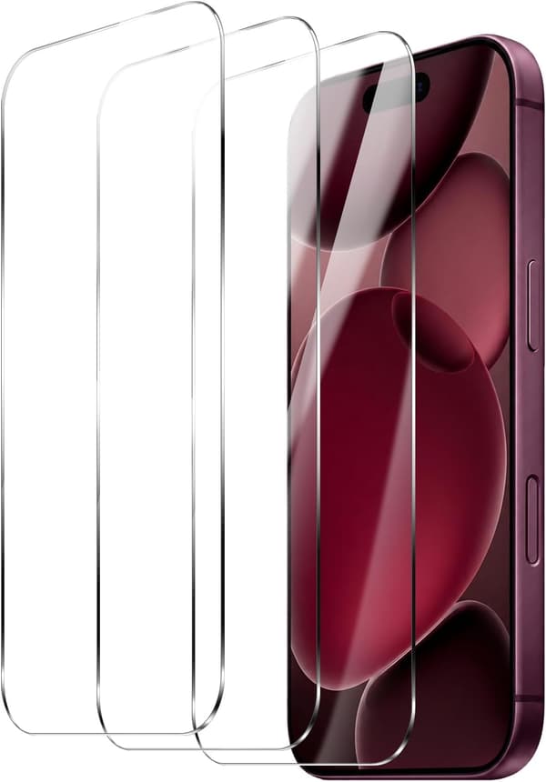 iPhone 18 Pro Skärmskydd i Härdat glas - 3-Pack