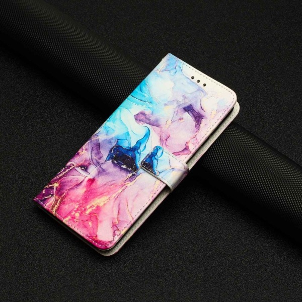 Samsung Galaxy A23 5G Fodral Marmor Blå/Lila