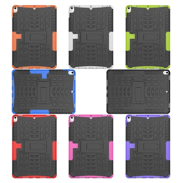 iPad Air 10.5 (2019) / Pro 10.5 (2017) - Rugged Kickstand Armor Skal - Vit Vit