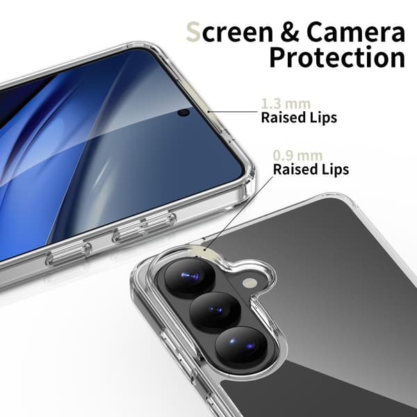 Tech-Protect Galaxy S26 Plus Skal FlexAir Hybrid Transparent