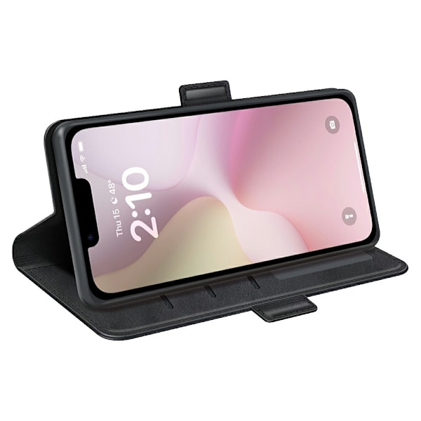 iPhone 16e Fodral Läder Svart