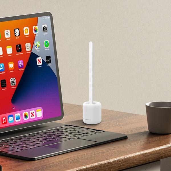 AHASTYLE Apple Pencil 1/2/Pro Vertikal Silikon Ställ Vit