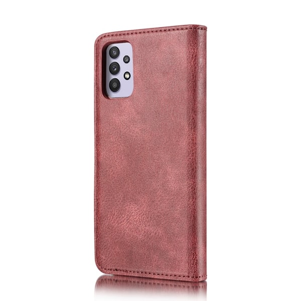 Samsung Galaxy A32 5G - DG.MING 2in1 Magnet Fodral - Röd Red Röd