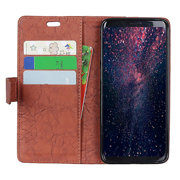 Sony Xperia 10 Plus - Retro Plånboksfodral - Brun Brown Brun
