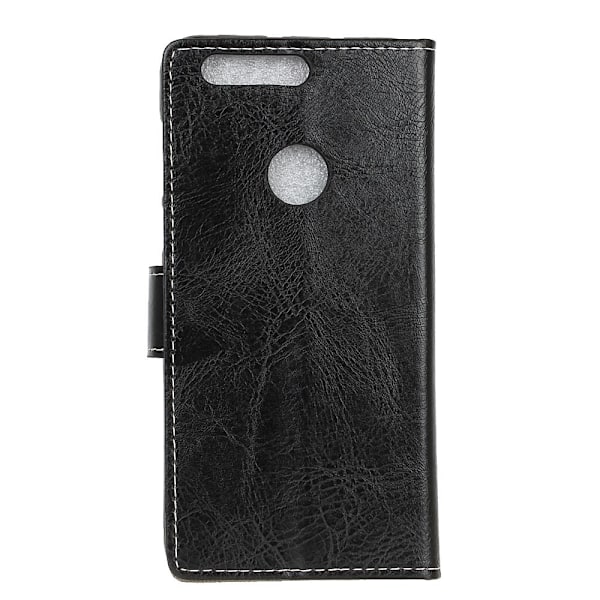 Huawei Honor View 20 - Crazy Horse Plånboksfodral - Svart Black Svart