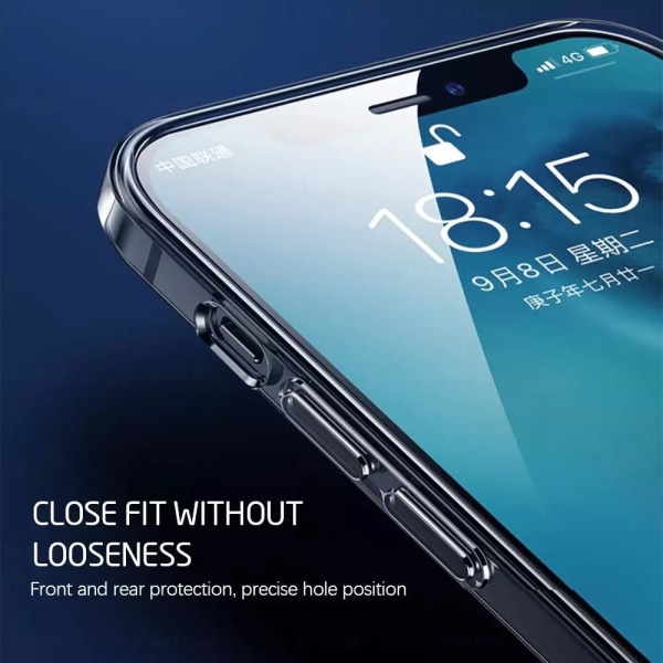 iPhone 12 / 12 Pro - MagSafe Akryl + TPU Skal - Transparent