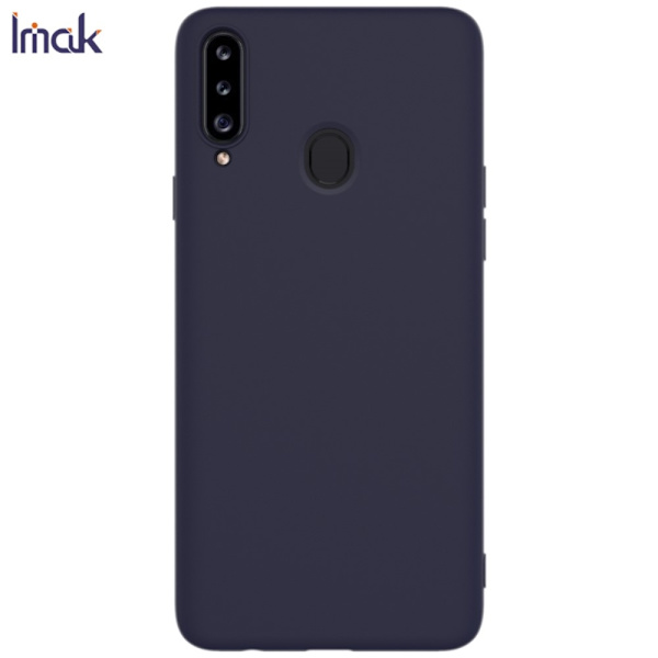 Samsung Galaxy A20s - IMAK Matt TPU Skal - Blå Blue Blå