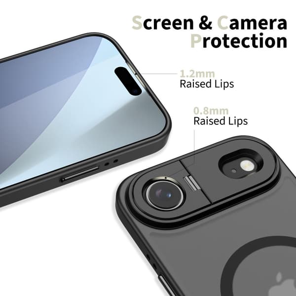 Tech-Protect iPhone Air Skal MagSafe MagStand Svart