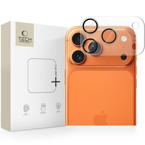 Tech-Protect iPhone 17 Pro Max Linsskydd CamFull Fit+ Transparent