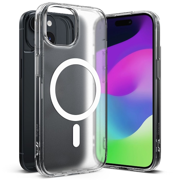 Ringke iPhone 15 Plus Skal MagSafe Fusion Matt Transparent