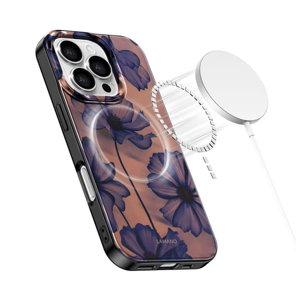 Tech-Protect iPhone 16 Pro Max Skal MagSafe Lamano Velvet Night