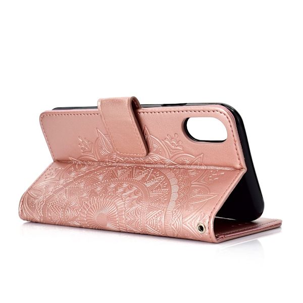 Xiaomi Redmi 9A - Mandala Fodral - Roséguld Roséguld Roséguld