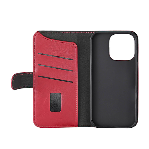 Gear iPhone 16 Pro Fodral MagSeries Läder Deep Red