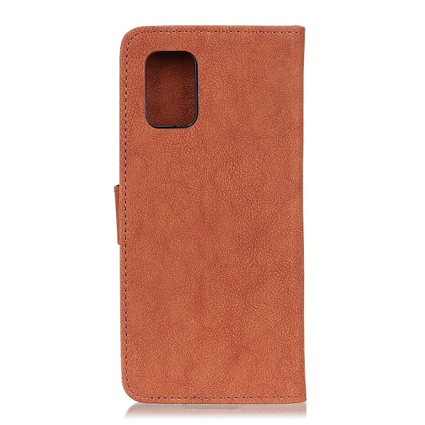 Samsung Galaxy A02s - KHAZNEH Retro Split Läder Fodral - Brun Brown Brun