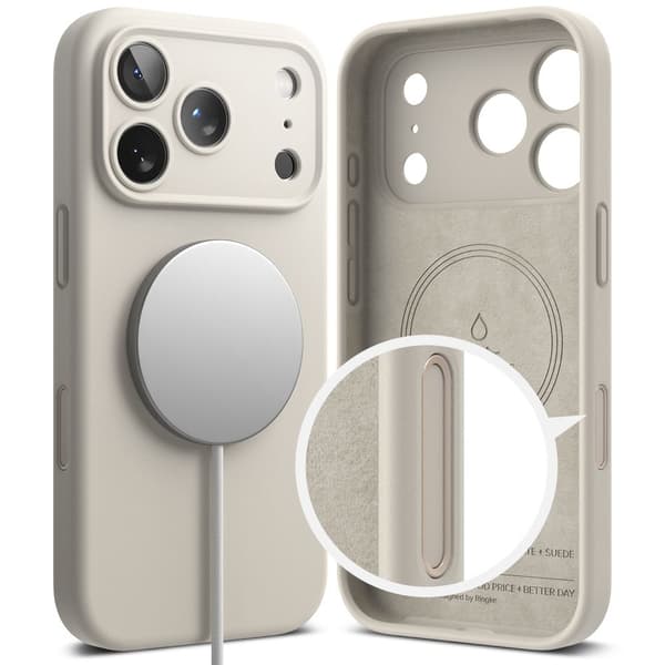 Ringke iPhone 17 Pro Max Skal MagSafe Silikon Stone