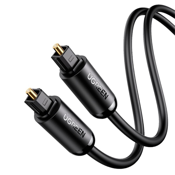 UGREEN 1m Optisk Ljudkabel Toslink  Svart