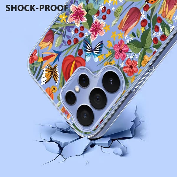 Samsung Galaxy S26 Ultra Skal Med Tryck Blommor