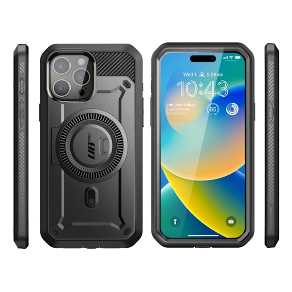 Supcase iPhone 15 Pro Skal MagSafe Unicorn Beetle Pro Svart