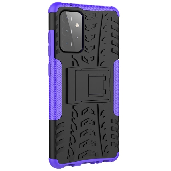 Samsung Galaxy A72 - Ultimata Stöttåliga Skalet med Stöd - Lila Purple Lila