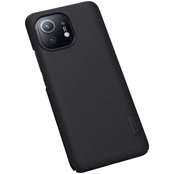 Xiaomi Mi 11 - NILLKIN Frosted Shield Matt Skal - Svart Black Svart