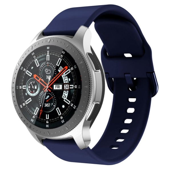 Silikon Armband Smartwatch - Mörk Blå  (22 mm) DarkBlue Mörk Blå
