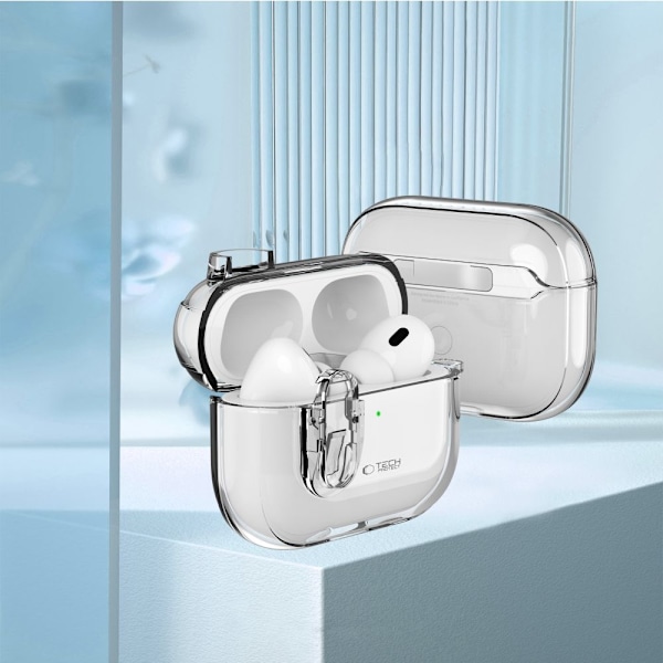 Tech-Protect AirPods Pro 2/1 Skal Slim Hook Transparent
