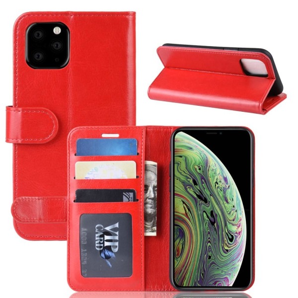 iPhone 11 Pro - Plånboksfodral - Röd Red Röd
