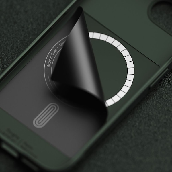 Ringke iPhone 16e Skal MagSafe Onyx Mörk Grön